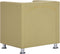 vidaXL Fauteuil kubus stof groen
