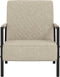 vidaXL Fauteuil kunstleer lichtgrijs