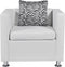 vidaXL Fauteuil kunstleer wit
