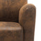 vidaXL Fauteuil kunstsuède bruin