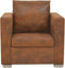 vidaXL Fauteuil kunstsuède bruin