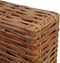 vidaXL Fauteuil met kussens natuurlijk rattan
