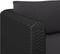 vidaXL - Fauteuil - met - kussens - poly - rattan - zwart