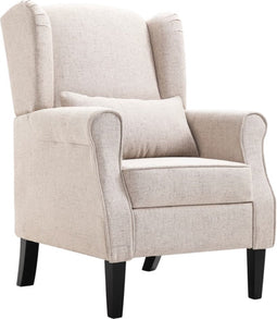 vidaXL Fauteuil stof beige
