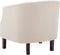 vidaXL Fauteuil stof beige