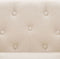 vidaXL Fauteuil stof beige