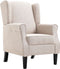 vidaXL Fauteuil stof beige