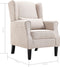vidaXL Fauteuil stof beige