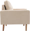 vidaXL Fauteuil stof crème
