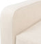 vidaXL Fauteuil stof crèmewit