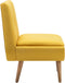 vidaXL Fauteuil stof geel