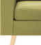 vidaXL Fauteuil stof groen