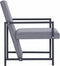 vidaXL Fauteuil stof lichtgrijs