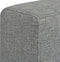 vidaXL Fauteuil stof lichtgrijs