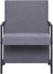 vidaXL Fauteuil stof lichtgrijs
