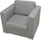 vidaXL Fauteuil stof lichtgrijs