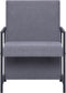 vidaXL Fauteuil stof lichtgrijs