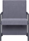 vidaXL Fauteuil stof lichtgrijs
