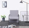 vidaXL Fauteuil stof lichtgrijs