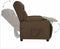 vidaXL Fauteuil verstelbaar stof bruin