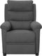 vidaXL Fauteuil verstelbaar stof donkergrijs