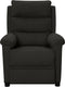 vidaXL Fauteuil verstelbaar stof zwart