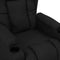 vidaXL Fauteuil verstelbaar stof zwart