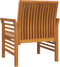 vidaXL - Fauteuils - 2 - st - met - crèmewitte - kussens - massief - acaciahout