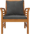 vidaXL - Fauteuils - 2 - st - met - donkergrijze - kussens - massief - acaciahout