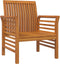vidaXL - Fauteuils - 2 - st - met - donkergrijze - kussens - massief - acaciahout