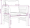 vidaXL - Fauteuils - 2 - st - met - donkergrijze - kussens - massief - acaciahout