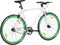 vidaXL - Fiets - met - vaste - versnelling - 700 - c - 51 - cm - wit - en - groen