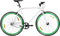 vidaXL - Fiets - met - vaste - versnelling - 700 - c - 51 - cm - wit - en - groen