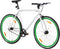 vidaXL - Fiets - met - vaste - versnelling - 700 - c - 55 - cm - wit - en - groen