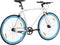 vidaXL - Fiets - met - vaste - versnelling - 700 - c - 59 - cm - wit - en - blauw
