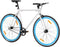 vidaXL - Fiets - met - vaste - versnelling - 700 - c - 59 - cm - wit - en - blauw