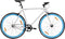vidaXL - Fiets - met - vaste - versnelling - 700 - c - 59 - cm - wit - en - blauw