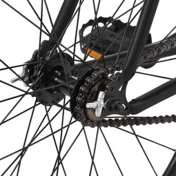 vidaXL - Fiets - met - vaste - versnelling - 700 - c - 59 - cm - zwart