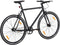 vidaXL - Fiets - met - vaste - versnelling - 700 - c - 59 - cm - zwart