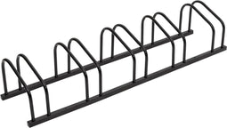 vidaXL - Fietsenrek - voor - 5 - fietsen - staal - zwart