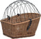 vidaXL - Fietsmand - voor - bagagedrager - 55x31x36 - cm - natuurlijk - wilgen