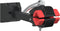 vidaXL - Fietsreparatiehouder - inklapbaar - wandmontage - rood - en - zwart - staal