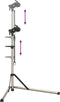 vidaXL - Fietsreparatiestandaard - inklapbaar - 102-160 - cm - aluminium