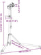 vidaXL - Fietsreparatiestandaard - inklapbaar - 102-160 - cm - aluminium