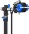 vidaXL - Fietsreparatiestandaard - inklapbaar - 108-188 - cm - blauw - staal