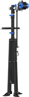 vidaXL - Fietsreparatiestandaard - inklapbaar - 108-188 - cm - blauw - staal