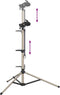 vidaXL - Fietsreparatiestandaard - inklapbaar - 120-165 - cm - aluminium