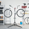 vidaXL - Fietsreparatiestandaard - inklapbaar - 92-152 - cm - staal - rood