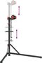 vidaXL - Fietsreparatiestandaard - inklapbaar - 92-152 - cm - staal - rood