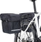 vidaXL - Fietstas - voor - bagagedrager - dubbel - waterdicht - 35 - L - zwart